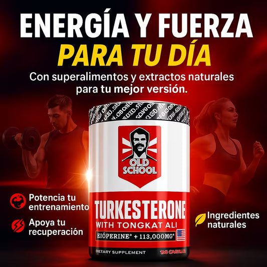 TURKESTERONA OLDSCHOOL - 120 caps - 100% ORIGINAL