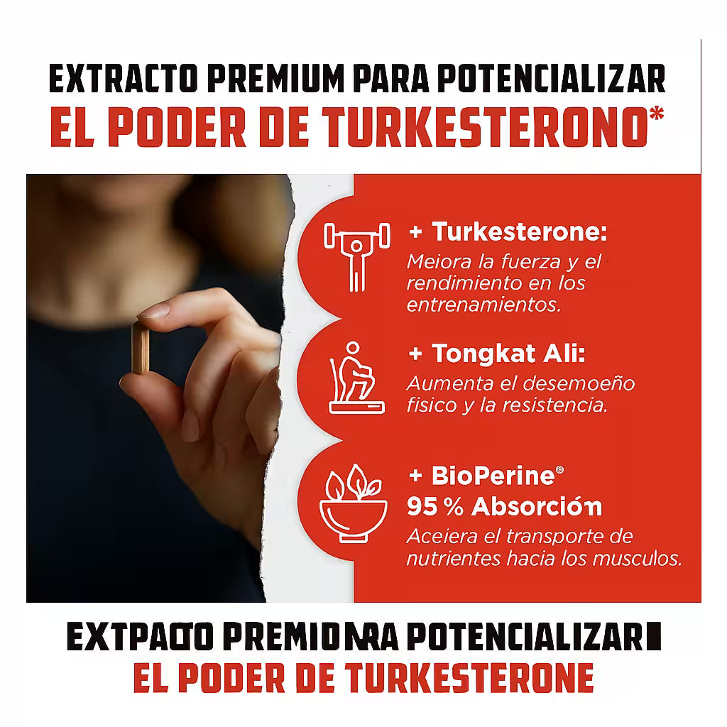 TURKESTERONA OLDSCHOOL - 120 caps - 100% ORIGINAL